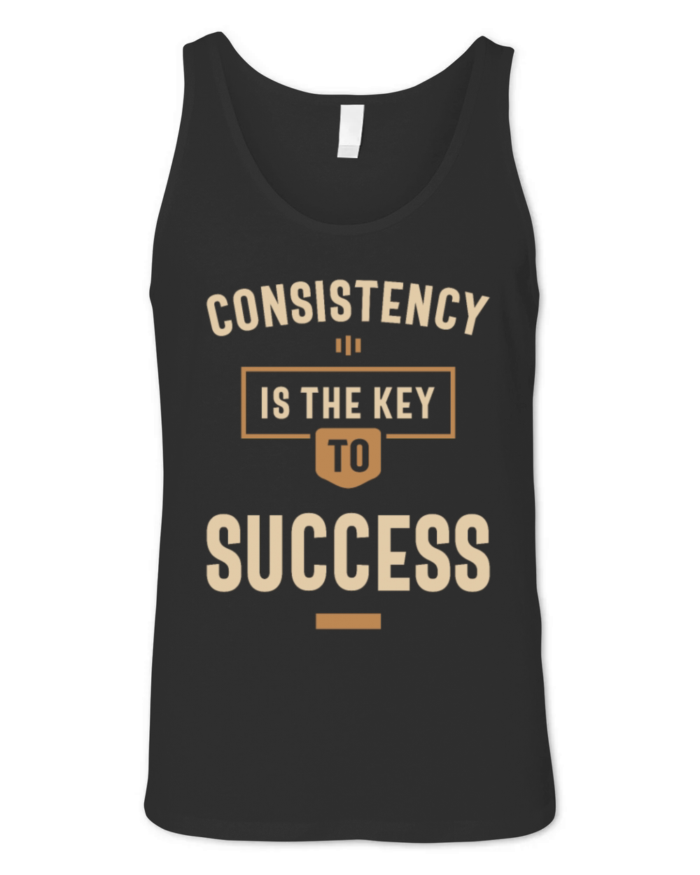 Consistency is The Key To Success - Motivational Unisex Jersey Tank