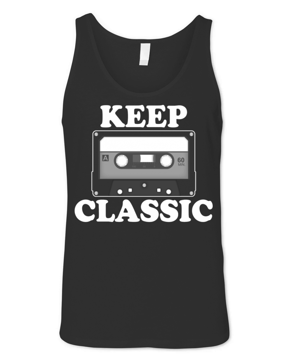 KEEP CLASSIC CASSETTE TAPE RECORDER 80S GENERATION Unisex Jersey Tank