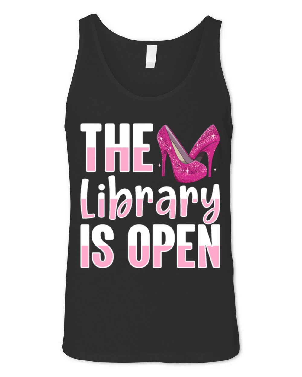 Pride The Library Is Open Drag Queen Unisex Jersey Tank