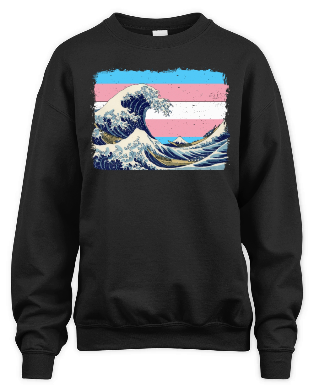 Transgender Pride Trans Flag Unisex Premium Crewneck Sweatshirt