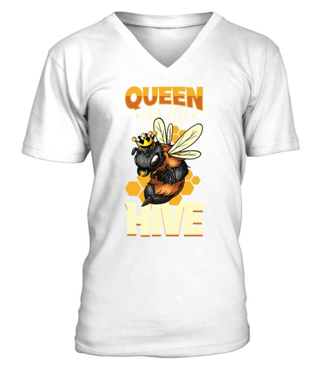 Honey Bee Beekeeping Beekeeper Honeybee Apiary V-Neck T-shirt