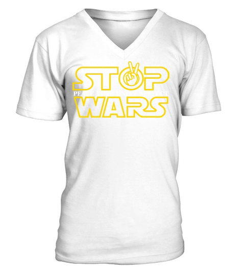 STOP WARS V-Neck T-shirt
