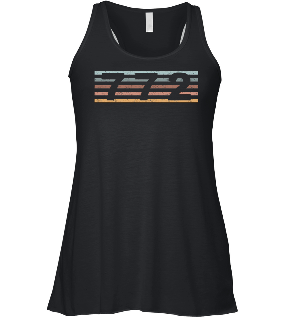 772 Area Code Retro Florida Port St Lucie Women's Flowy Tank Top