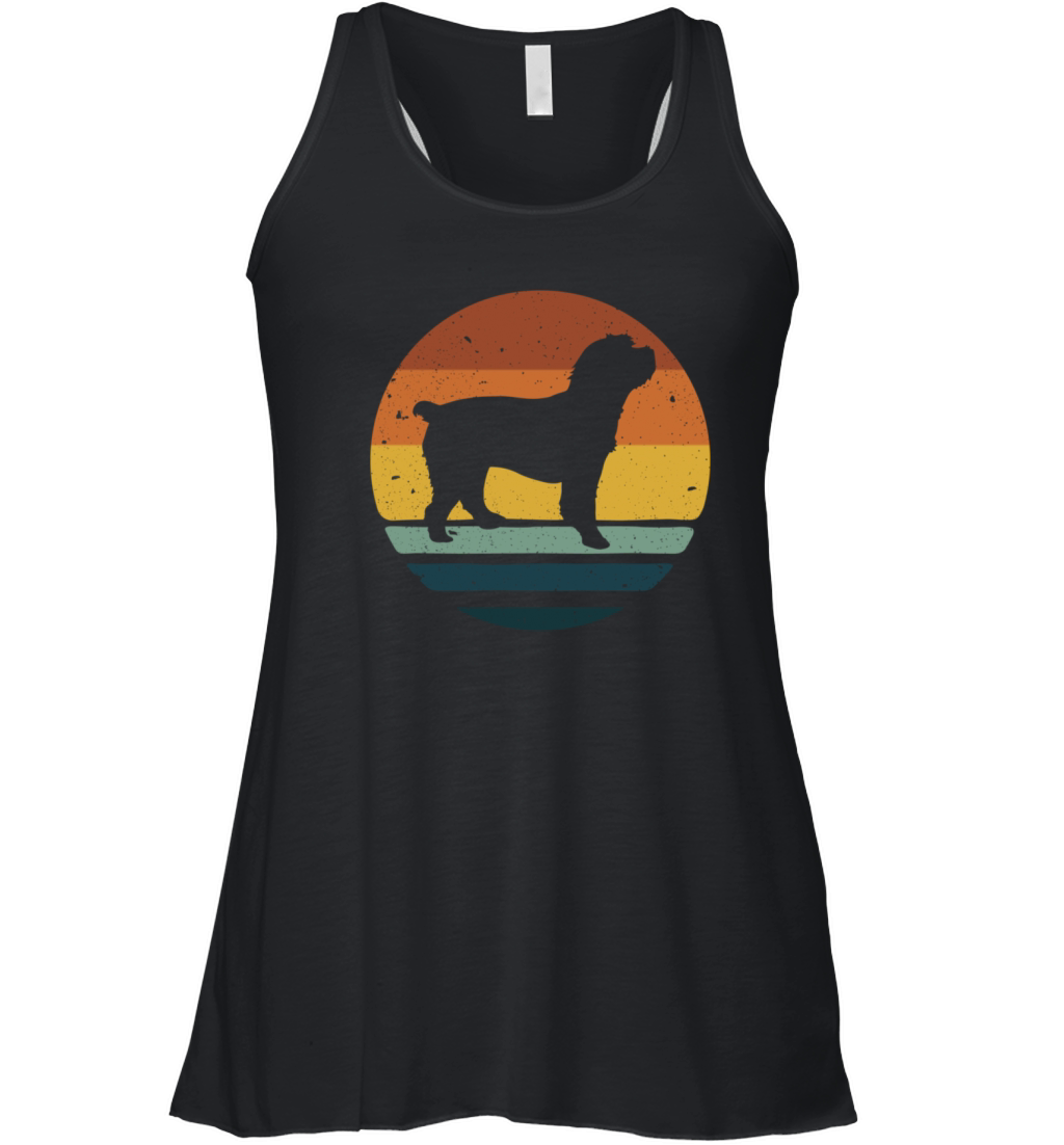 Cockapoo Vintage Retro Dog Mom Dad Gift Women's Flowy Tank Top