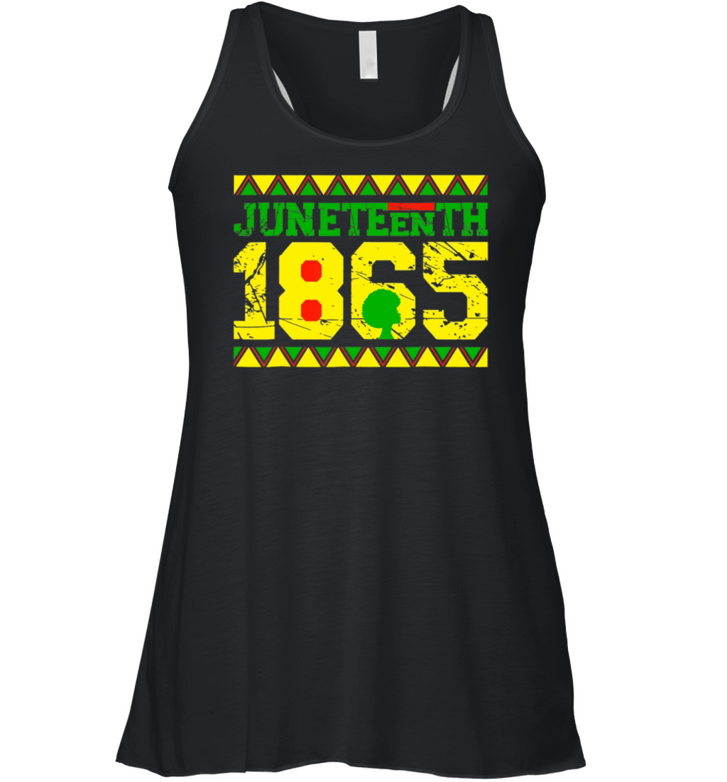 Juneteenth Is My Independence Day Since 1865 Women's Flowy Tank Top