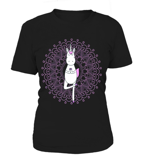 Unique Trendy Magic Yoga Unicorn Women's T-Shirt