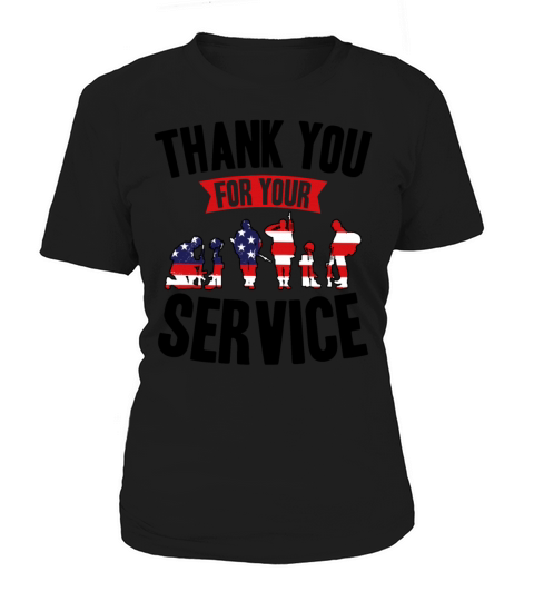 Veterans Day Thank You For Your Service Women's T-Shirt