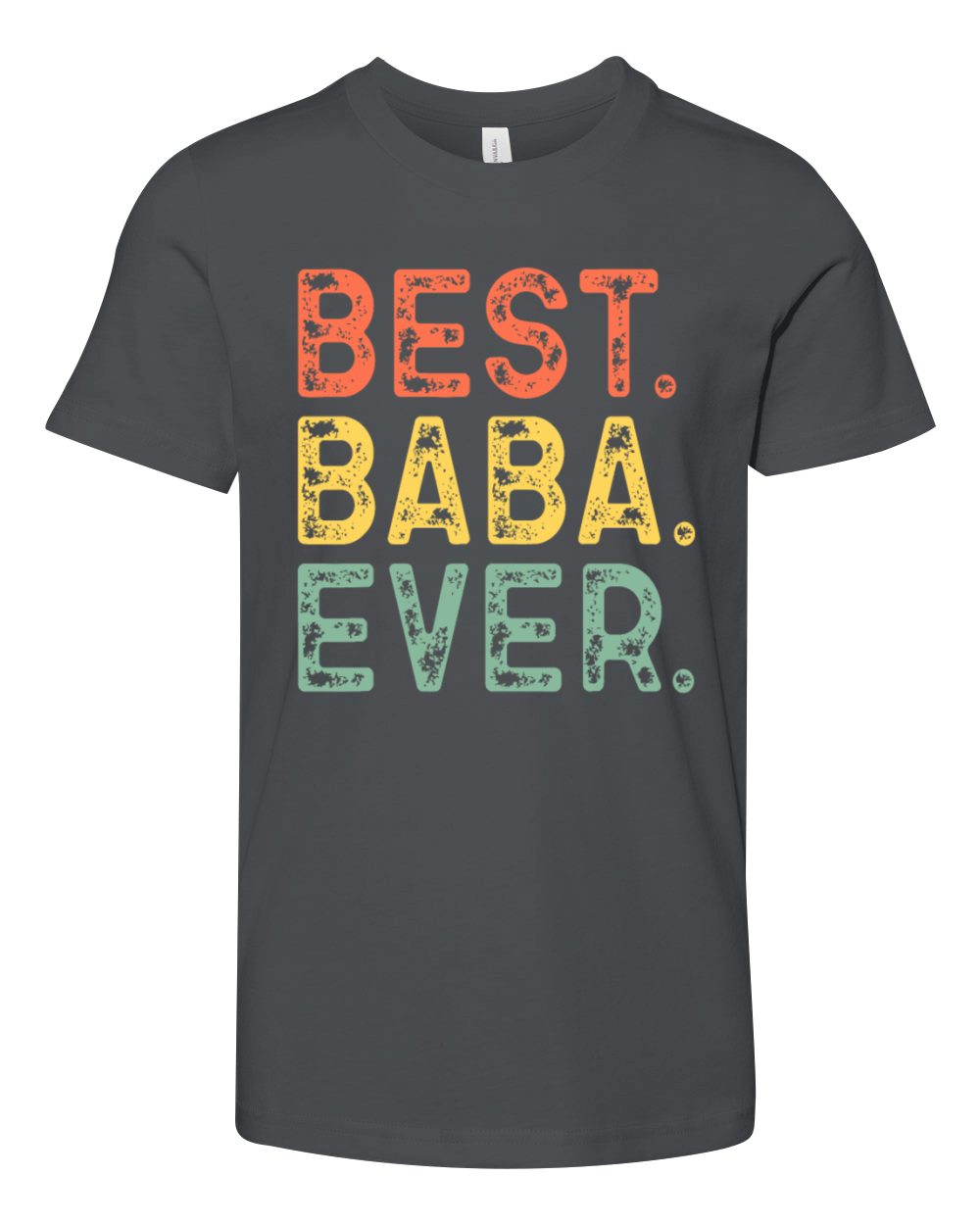 Best Baba Ever Family Funny Vintage Retro Youth Unisex Jersey Tee