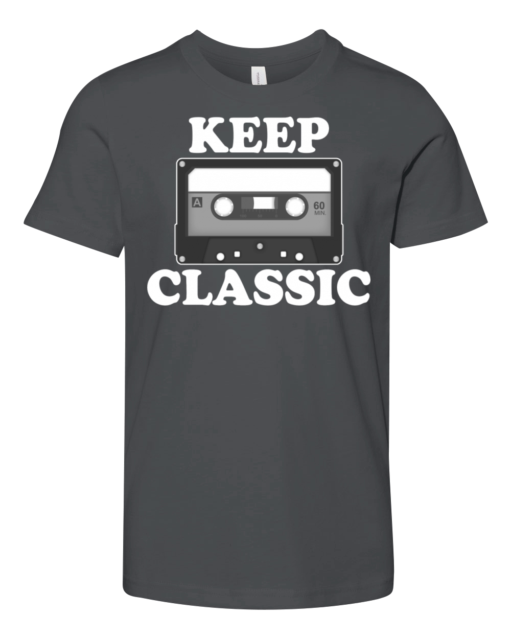 KEEP CLASSIC CASSETTE TAPE RECORDER 80S GENERATION Youth Unisex Jersey Tee