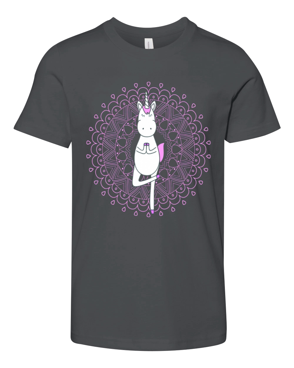 Unique Trendy Magic Yoga Unicorn Youth Unisex Jersey Tee