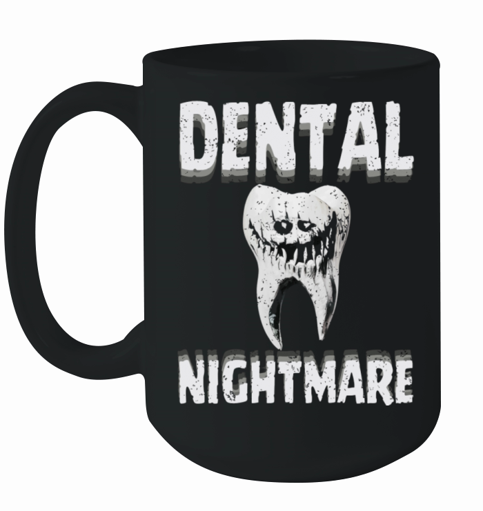 Funny Vintage style tooth as dental nightmare Ceramic Mug