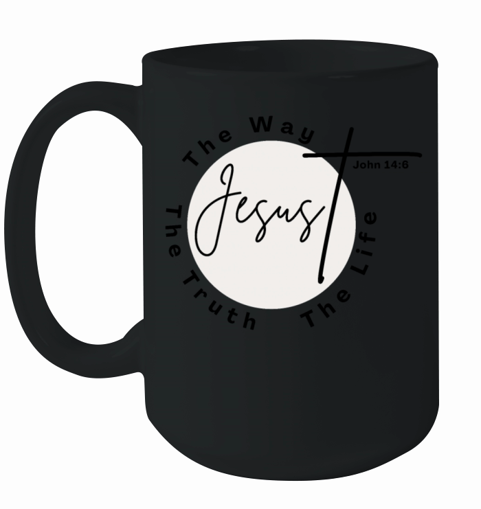 Jesus The Way The Truth The Life Christian Ceramic Mug