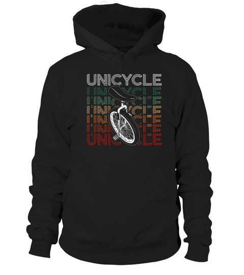 Unicycle Retro Loves Unicycling Cyclist Unicyclist Hoodie Unisex