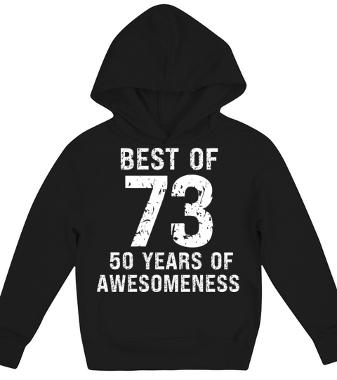 Best of 1973 vintage birthday 50th birthday Kids Hoodie