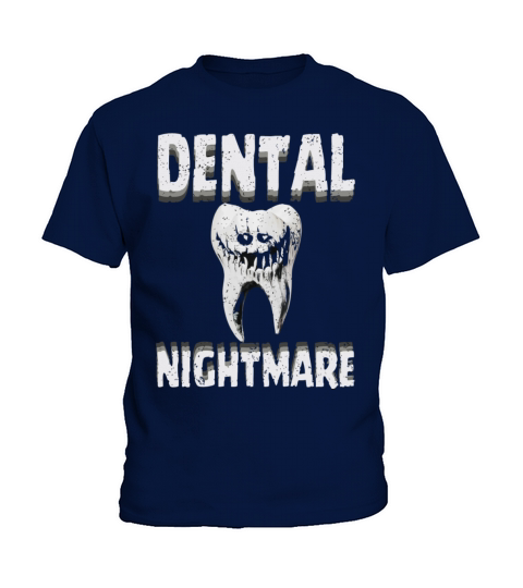 Funny Vintage style tooth as dental nightmare Kids T-Shirt