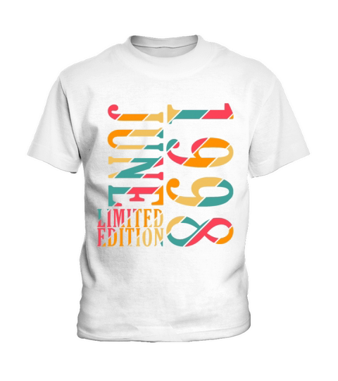 June 1998 vintage birthday gift 25 years Kids T-Shirt