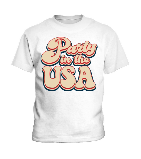 Vintage Classic Party in the USA 4th of July Kids T-Shirt