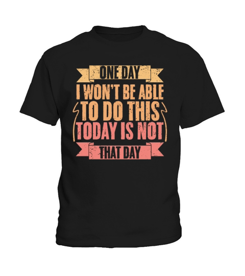 Vintage Today Is Not That Day For Trail Running Kids T-Shirt