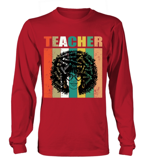 Black History Month Shirt Black Teacher Strong Long sleeved Unisex