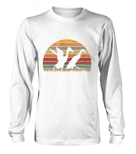 Indian Runner Duck Retro Bottle Vintage Long sleeved Unisex