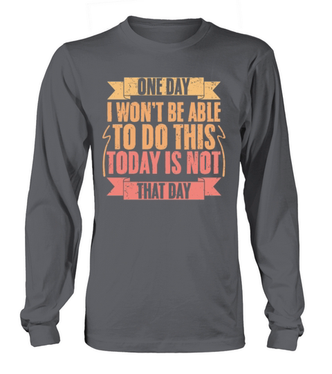 Vintage Today Is Not That Day For Trail Running Long sleeved Unisex