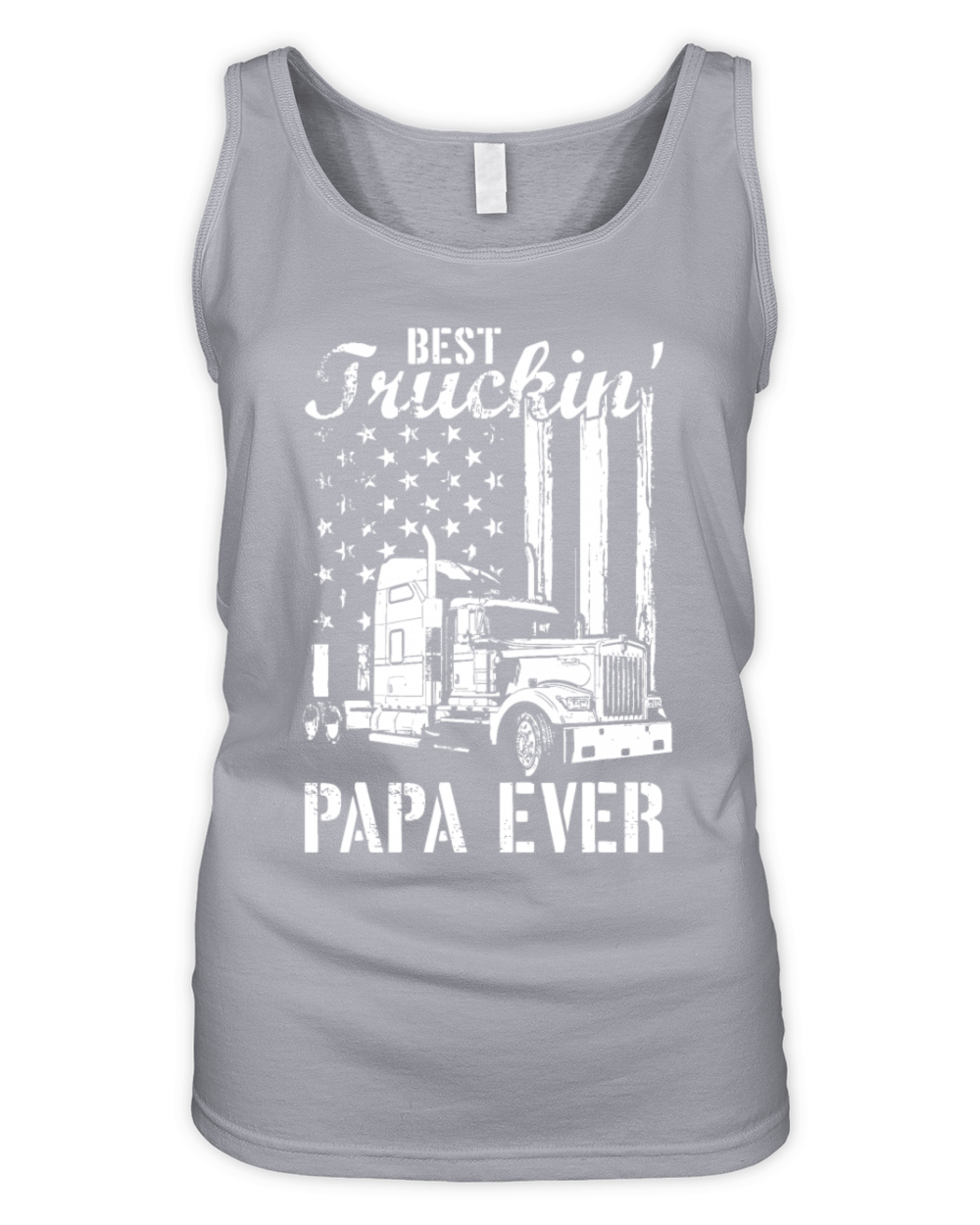 Mens Best Trucking Papa Ever Truck Driver American Organic Women's Tank Top