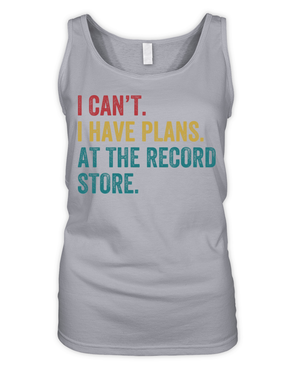 Plans At The Record Store Funny Vinyl Lp Collector Organic Women's Tank Top