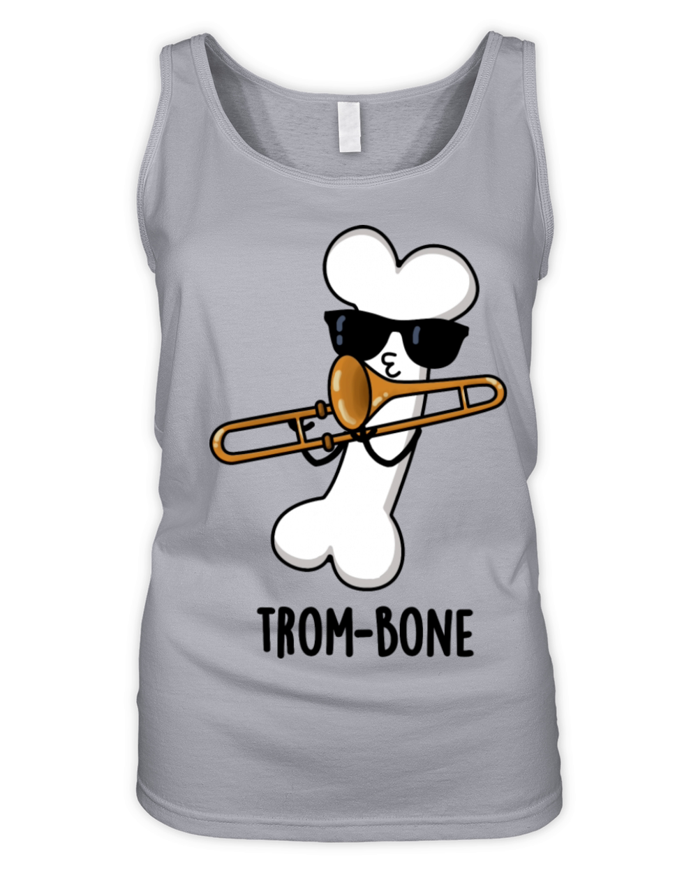 Trom Bone Funny Music Trombone Organic Women's Tank Top