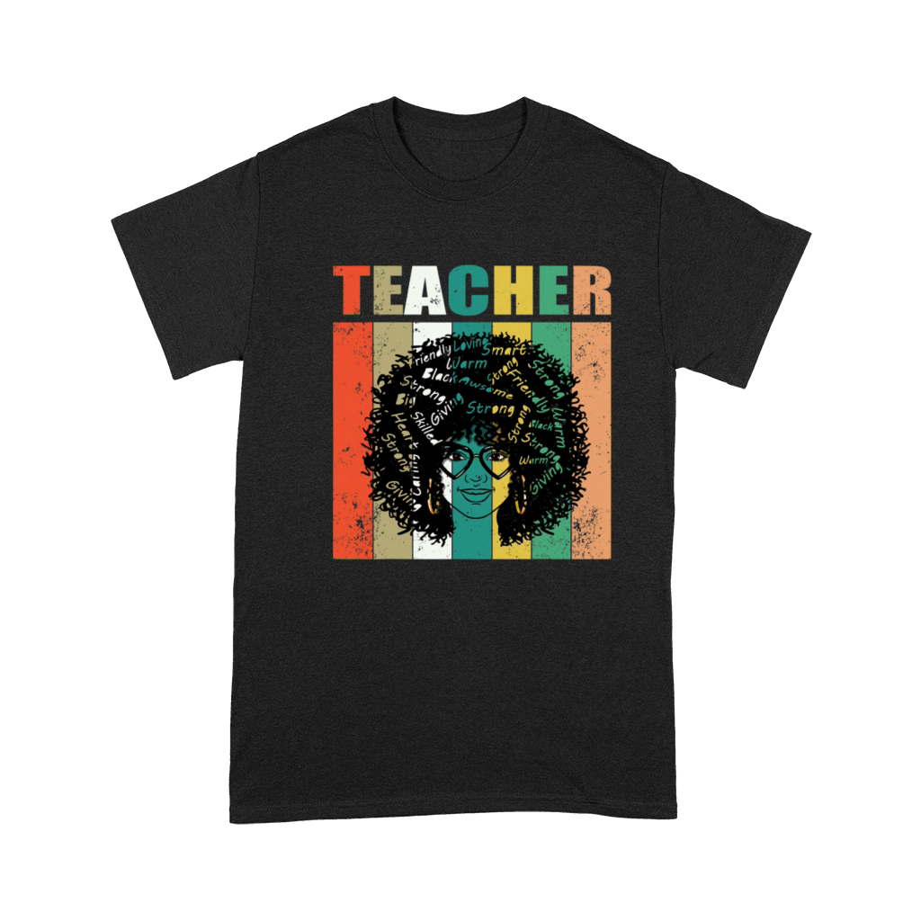 Black History Month Shirt Black Teacher Strong Premium T-shirt
