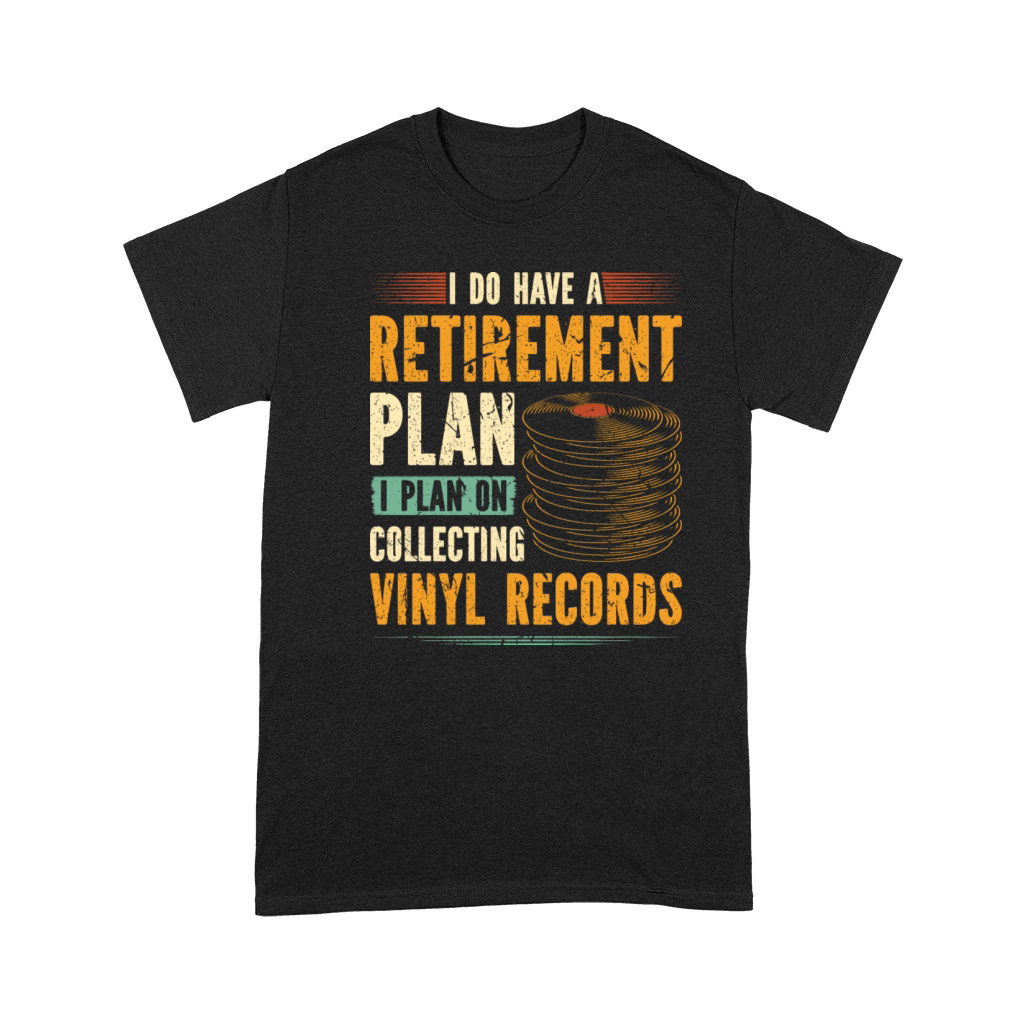 Retirement Collect Vinyl Record Vintage Vinyls LP Premium T-shirt