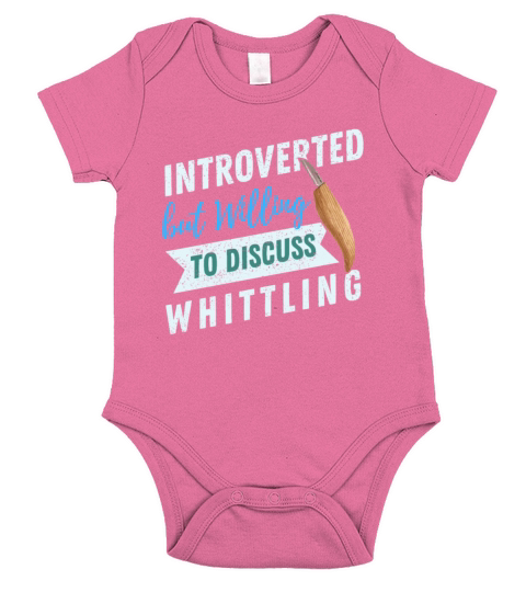 Introverted but willing to discuss Whittling Short Sleeve Baby One-Piece