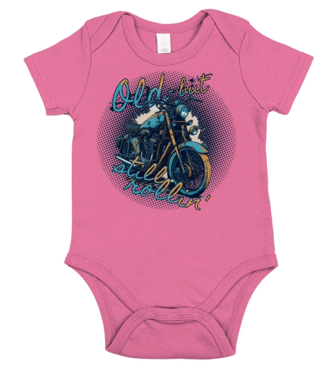 Old but still rolling motorbike 5000 - DIGIATL Short Sleeve Baby One-Piece