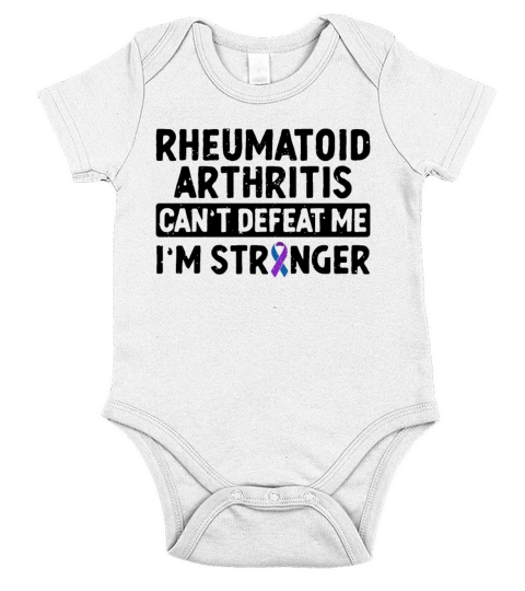 Rheumatoid Arthritis May Change My Life Short Sleeve Baby One-Piece