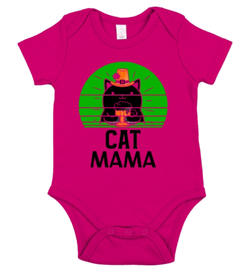 Vintage 80s Style Cat Mom T-Shirt for Women Retro Short Sleeve Baby One-Piece