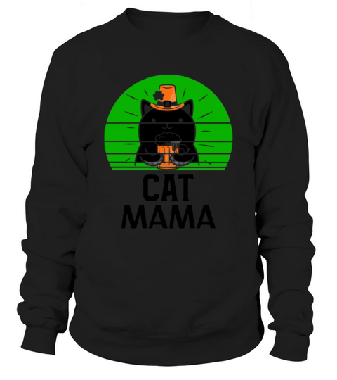 Vintage 80s Style Cat Mom T-Shirt for Women Retro Sweatshirt Unisex