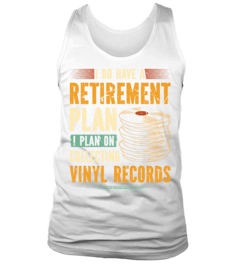 Retirement Collect Vinyl Record Vintage Vinyls LP Tank Top Unisex