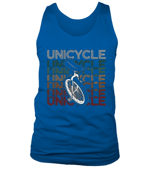 Unicycle Retro Loves Unicycling Cyclist Unicyclist Tank Top Unisex