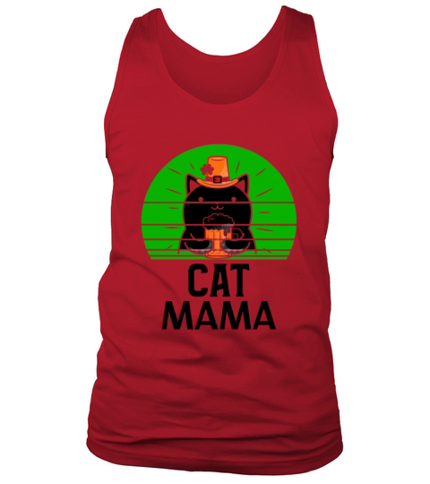 Vintage 80s Style Cat Mom T-Shirt for Women Retro Tank Top Unisex