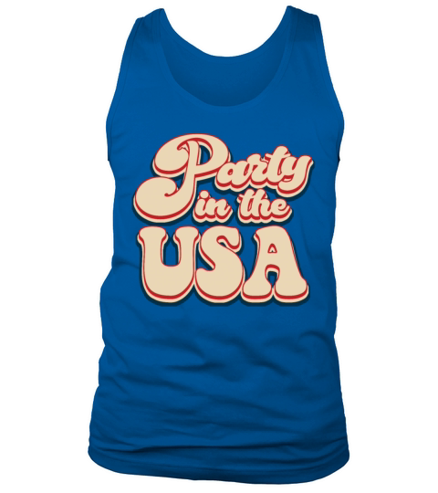 Vintage Classic Party in the USA 4th of July Tank Top Unisex