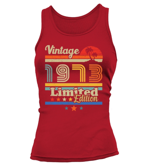 50th birthday december 1973 vintage 1973 Tank top Woman