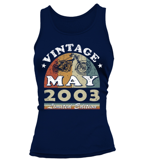 Biker vintage May 2003 20th anniversary Tank top Woman