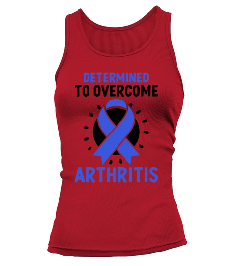 Determined To Overcome Arthritis Awareness Tank top Woman