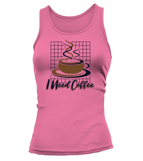 I Need Coffee Latte Art Barista Queen Coffee Tank top Woman