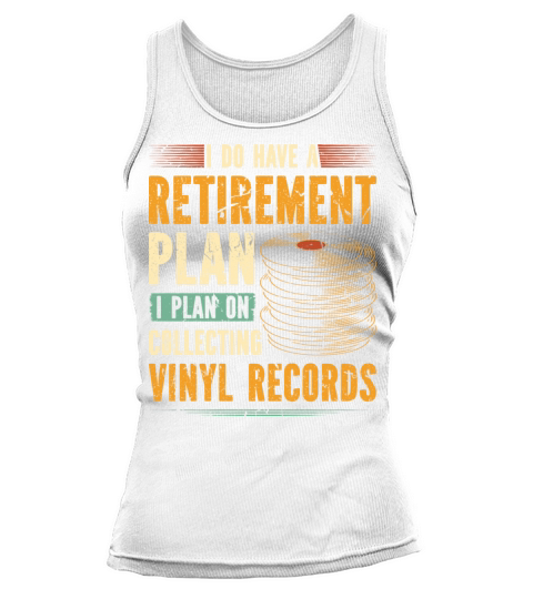 Retirement Collect Vinyl Record Vintage Vinyls LP Tank top Woman