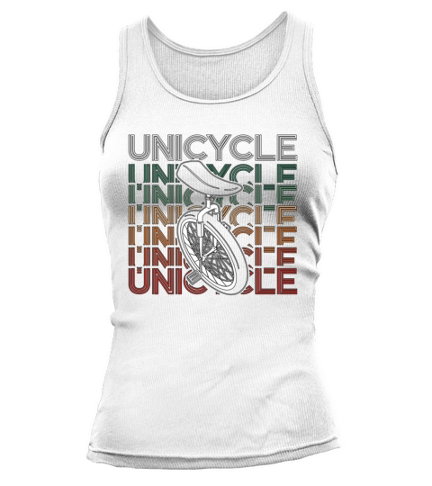 Unicycle Retro Loves Unicycling Cyclist Unicyclist Tank top Woman