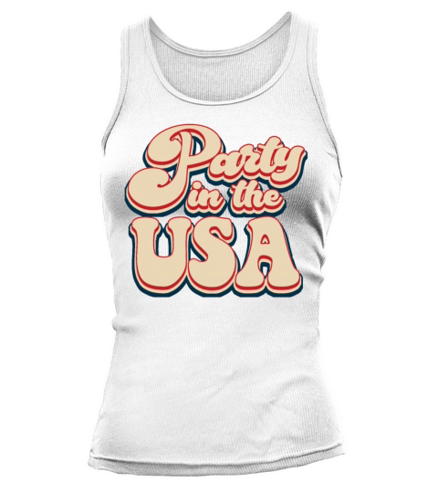 Vintage Classic Party in the USA 4th of July Tank top Woman