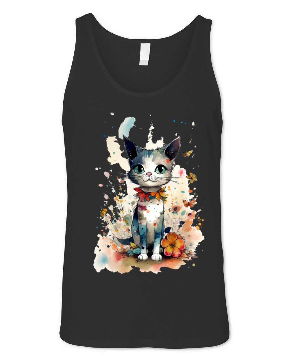 Cat Unisex Jersey Tank