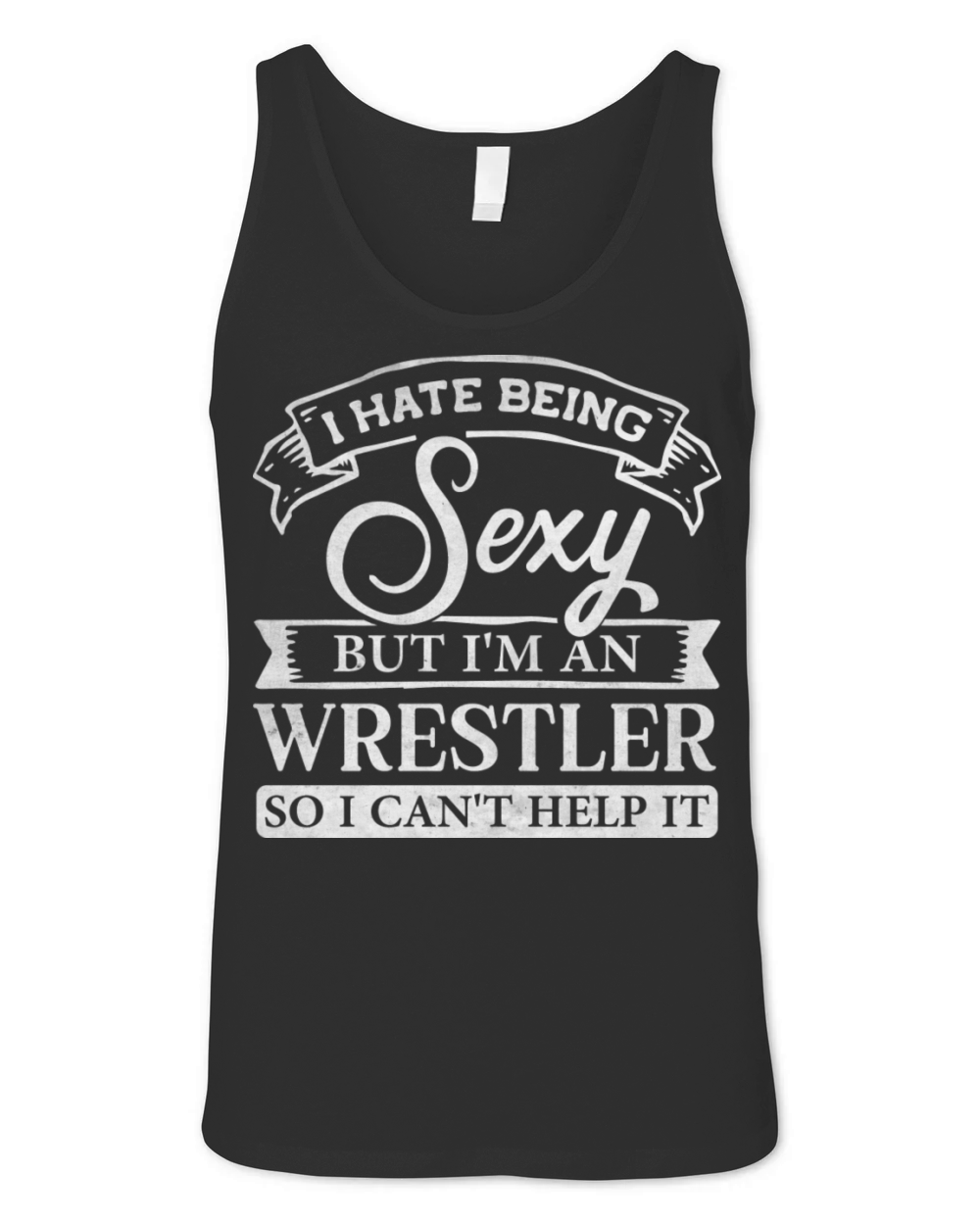 Vintage Wrestling With A Funny Quote Sayings Unisex Jersey Tank
