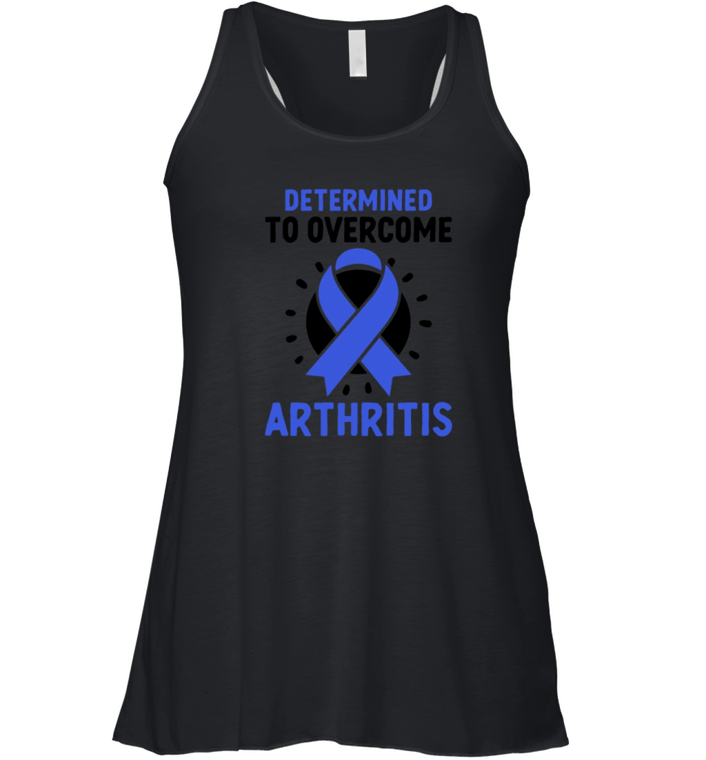 Determined To Overcome Arthritis Awareness Women's Flowy Tank Top