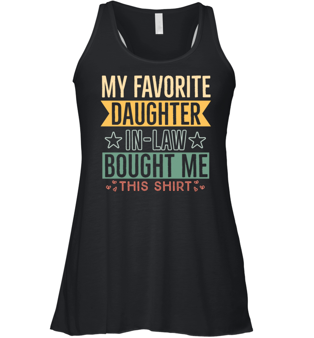 Proud mother In Law Funny Mother-in-law Vintage Women's Flowy Tank Top
